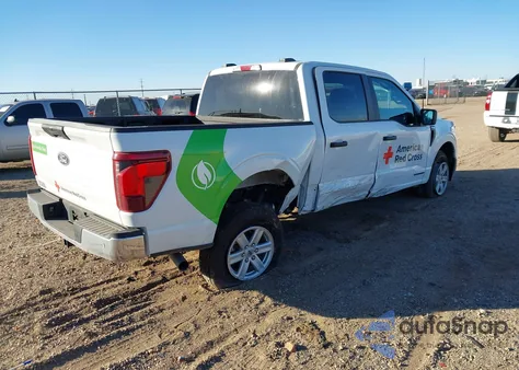 2025 Ford F-150 Xl Hybrid из США, поврежденный, VIN 1FTFW1FD6SFB49876